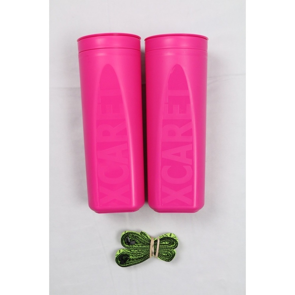 2Pack Xcaret Mexico Travel Water Bottle Crossbody Adjustable Strap 26oz Lanyard
